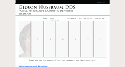 Desktop Screenshot of nussbaumdds.com