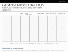 Tablet Screenshot of nussbaumdds.com